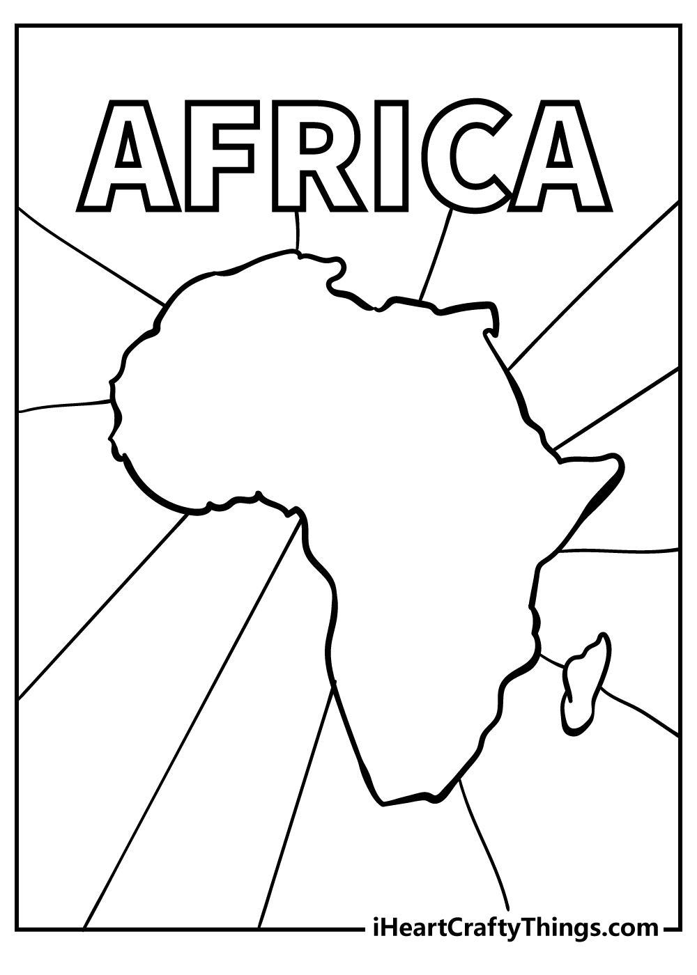 Africa Coloring Pages 100 Free Printables 