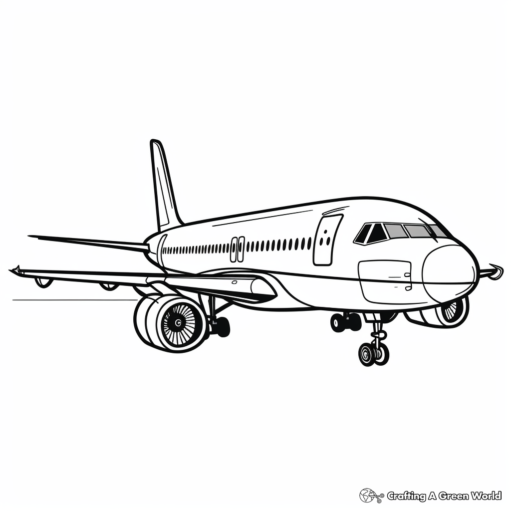 Airplane Coloring Pages Free Printable 