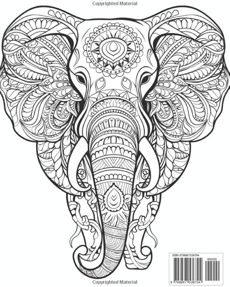 Amazon Mandala Elephants Coloring Pages For Adults Coloring Book For Adults Printable Stress Relief Anxiety Relief Gift Color Book Coloring Sheets Coloration I Intricate Mandala Patterns For Adults 9798867536794 Stonely Mr
