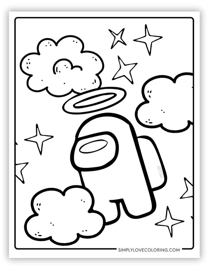 among us coloring pages
