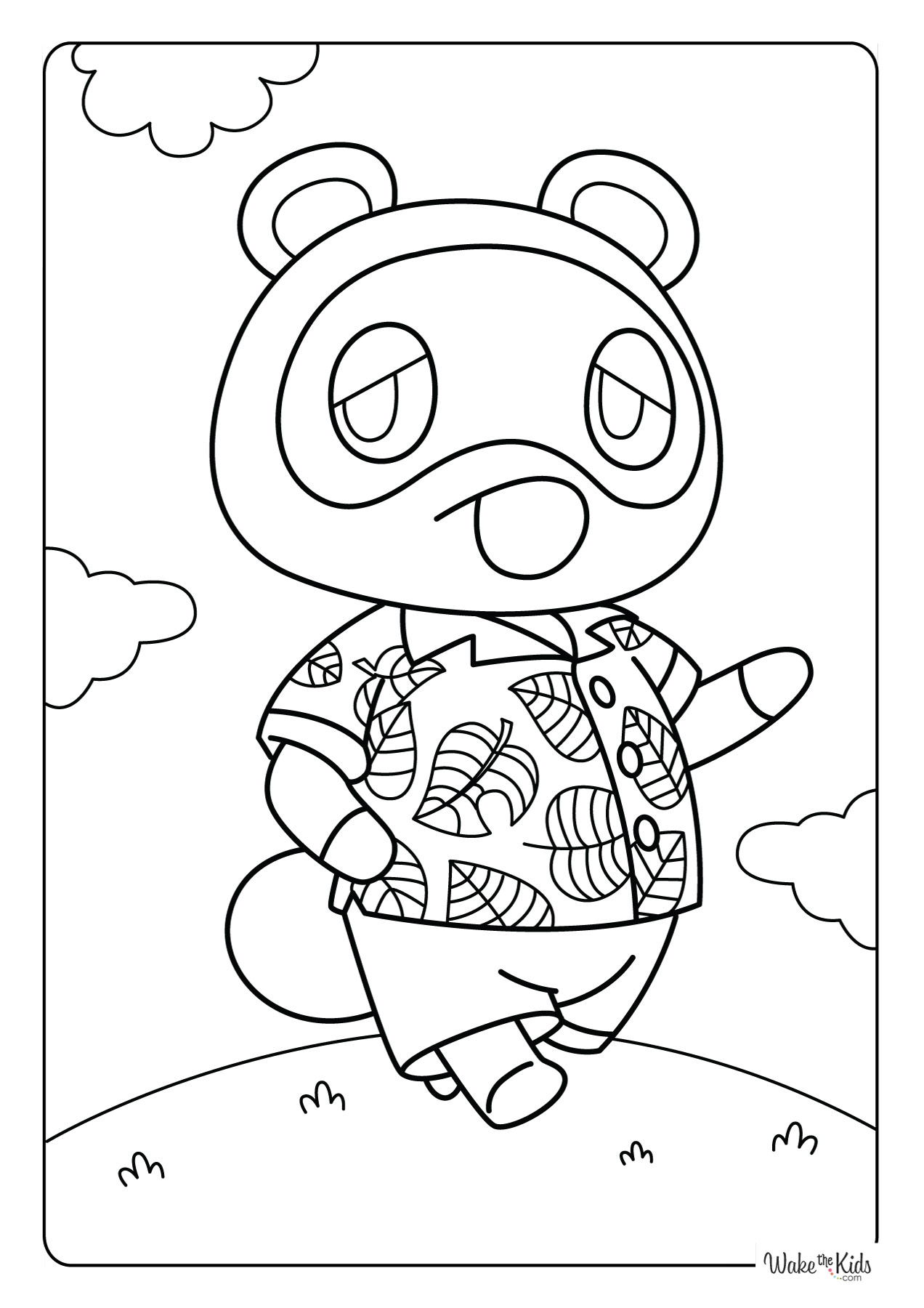 Animal Crossing Coloring Pages Free Printable PDFs WakeTheKids