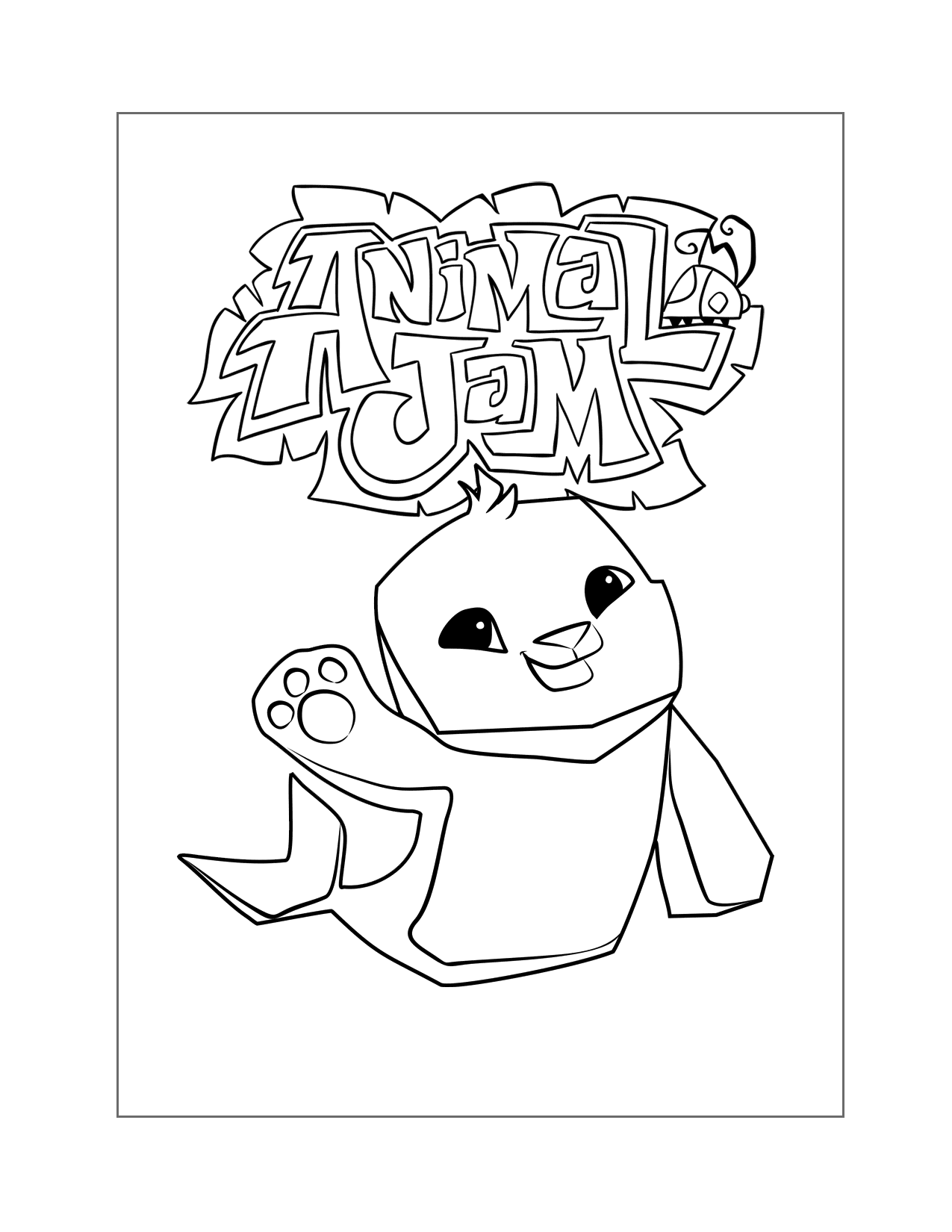 Animal Jam Coloring Pages Printable Coloring Pages FREE