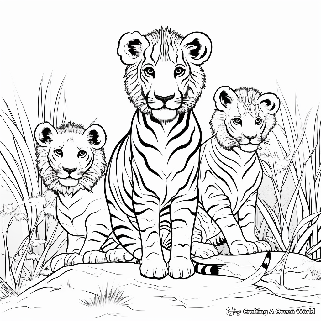 Animal Kingdom Coloring Pages Free Printable 