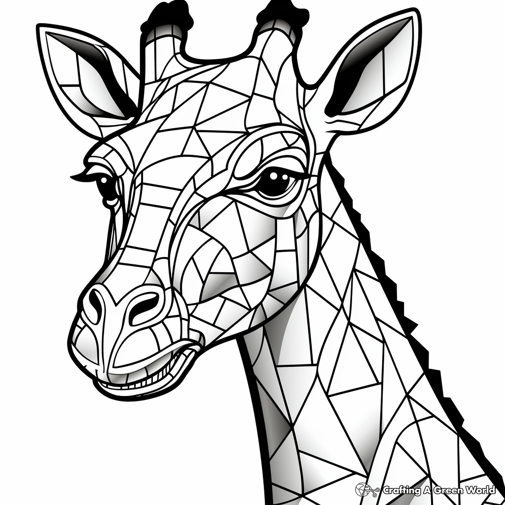 Animal Mosaic Coloring Pages Free Printable