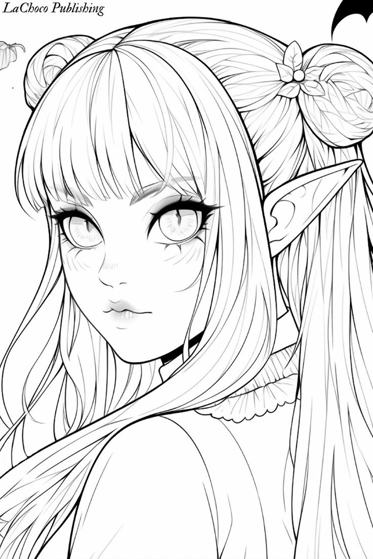 coloring pages for adults anime