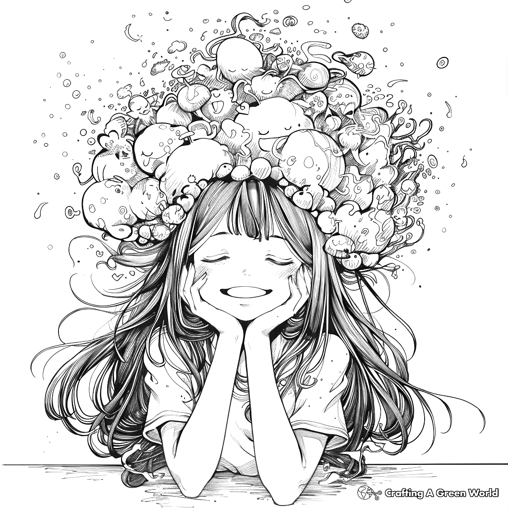 coloring pages for anime