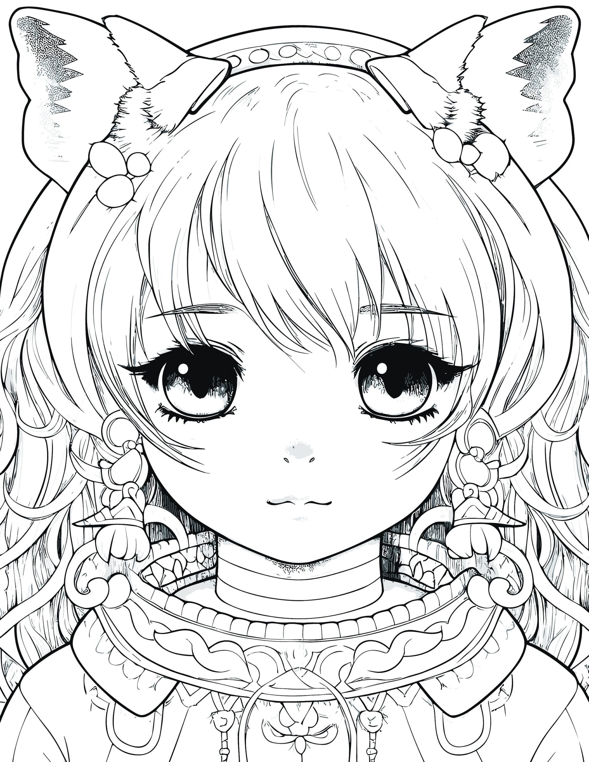 Anime Girls 100 Coloring Pages For Adults And Kids Coloring Pages Printable Digital Instant Download PDF Best Selling Popular Best Seller Etsy Sweden