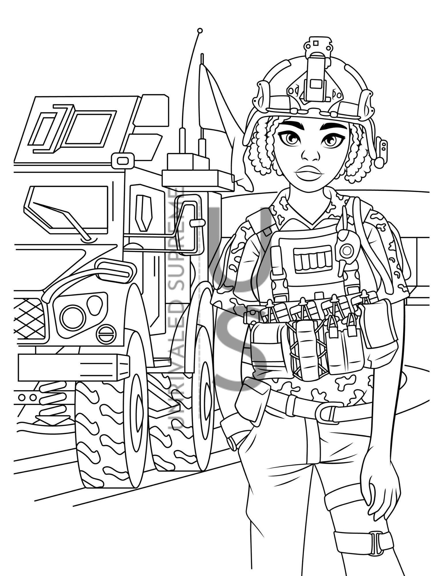 Army Coloring Page Construction Coloring Page Woman Coloring Page Black History Coloring Page Printable Kids Coloring Pages Etsy Denmark