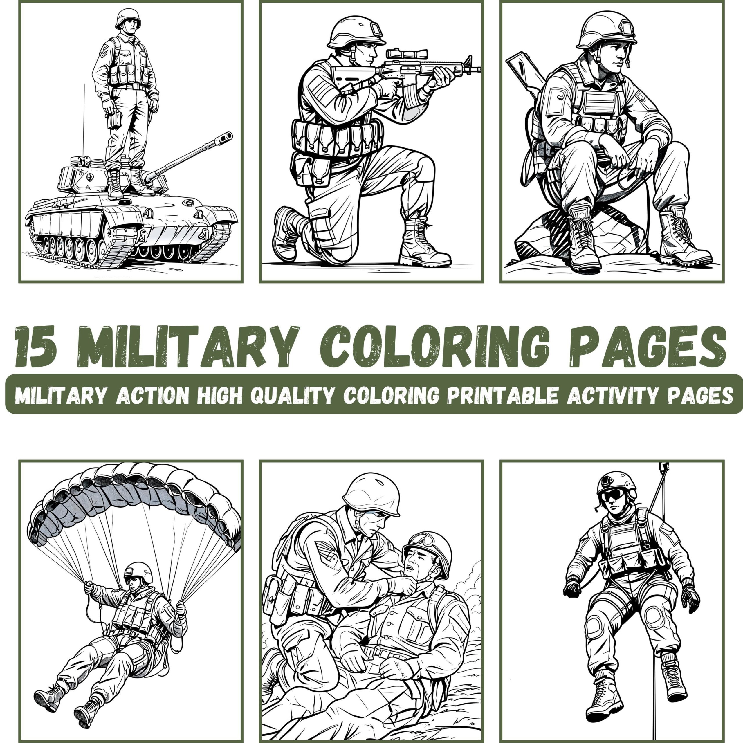 Army Coloring Pages Military Illustrations PDF Printable Etsy Israel Army Coloring Pages Military Illustrations PDF Printable Etsy Israel