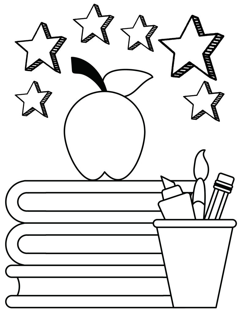 Back To School Coloring Book Our Kid Things