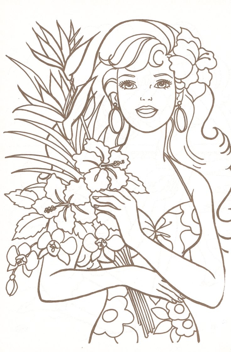 Barbie Coloring Pages Part 1