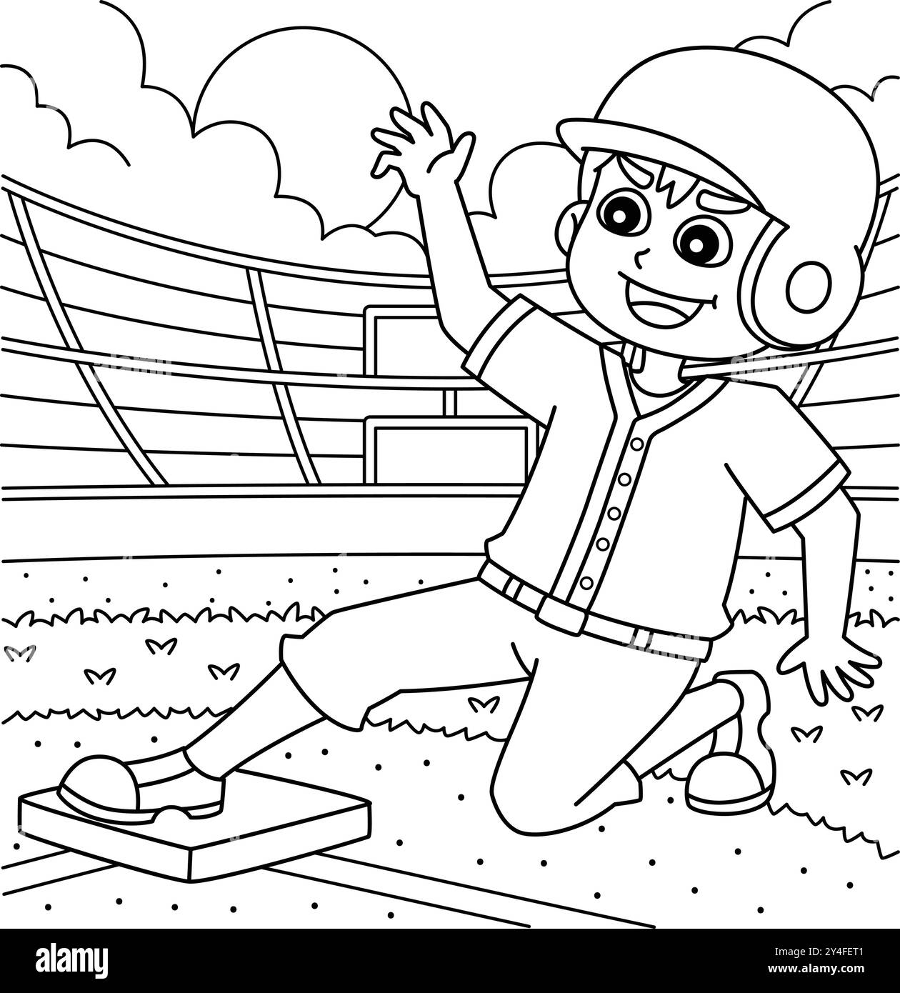 baseball coloring pages
