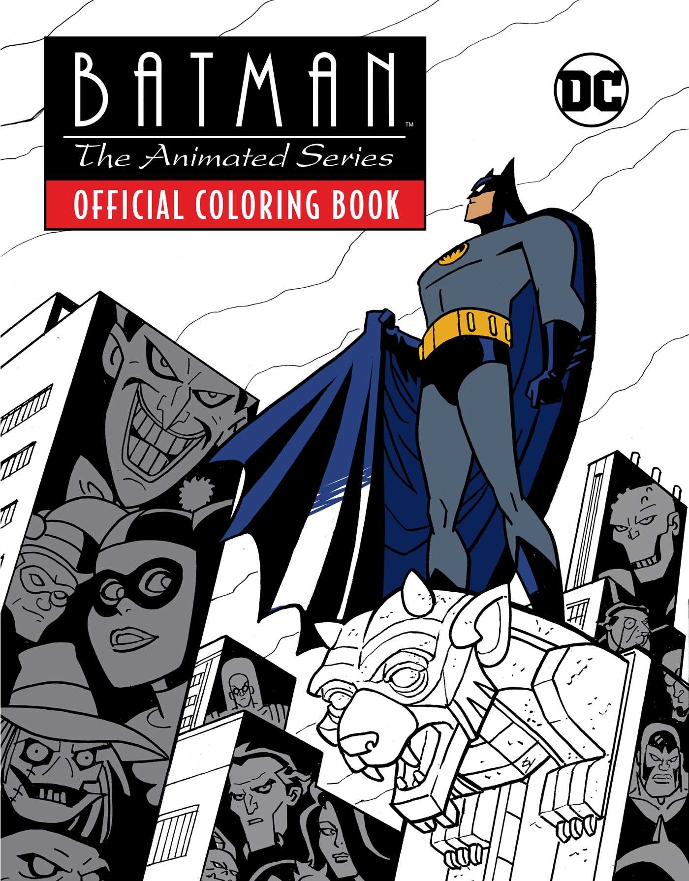 Batman The Animated Series Official Coloring Book Book By Insight Editions Official Publisher Page Simon Schuster