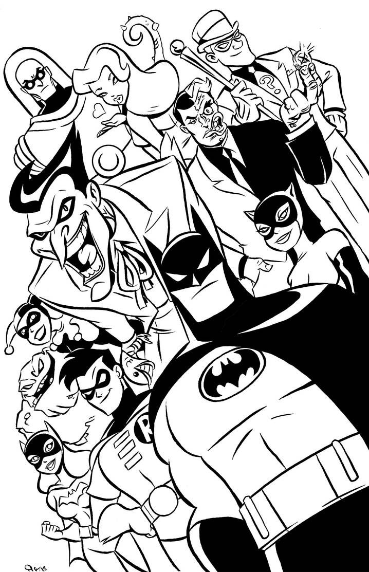 Batman The Animated Series Poster By Scoot By Scootah91 On DeviantArt Desenhos Para Colorir Batman Desenhos Para Colorir Vingadores Pintura Do Coringa
