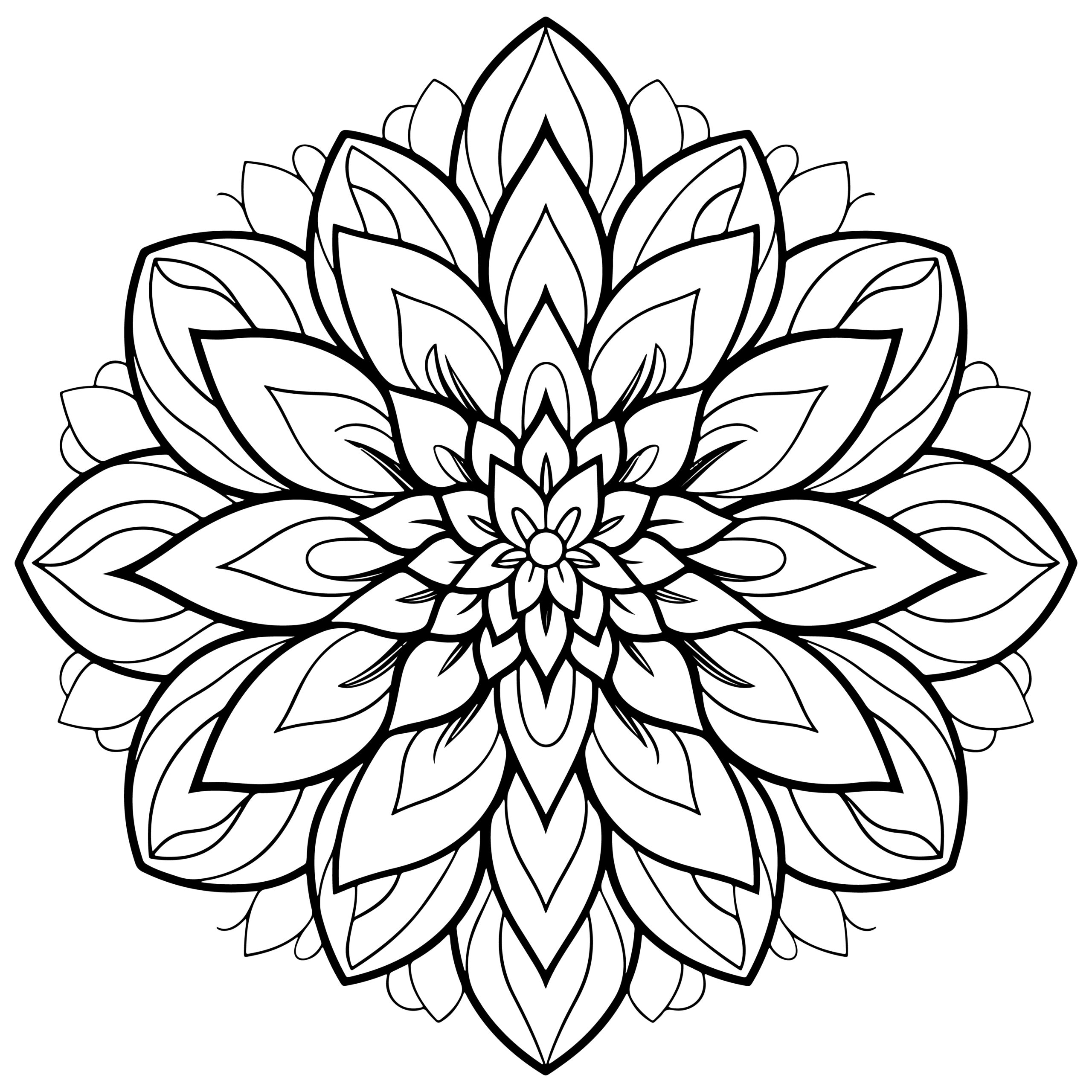 coloring page flowers