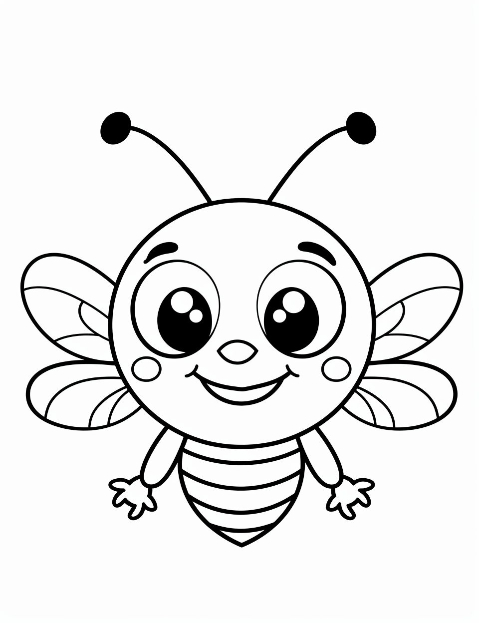 Bee Coloring Pages For Kids 14 Pages Printable Coloring Sheets Made By Teachers