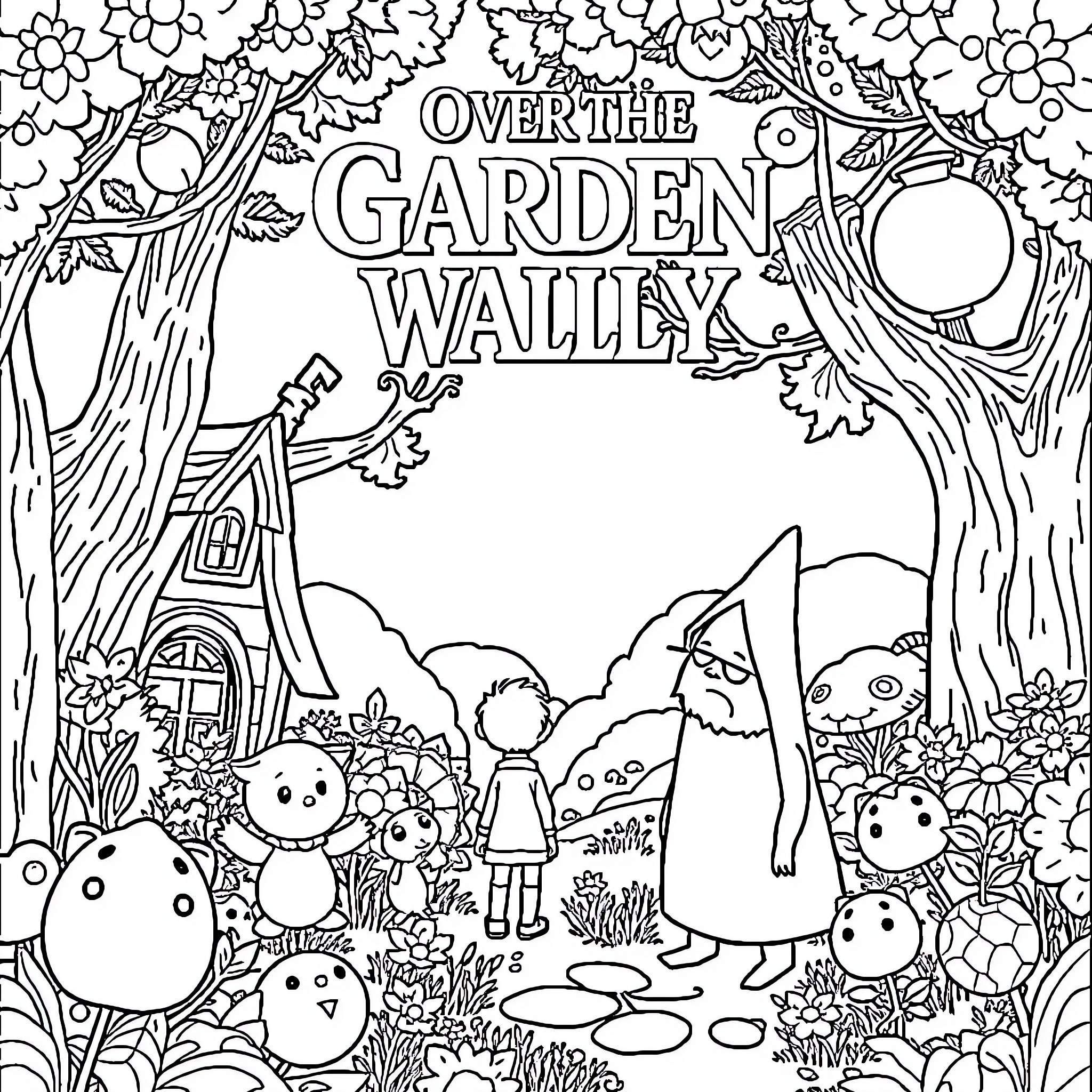 Best Garden Wall Coloring Pages Free Printable PDF 