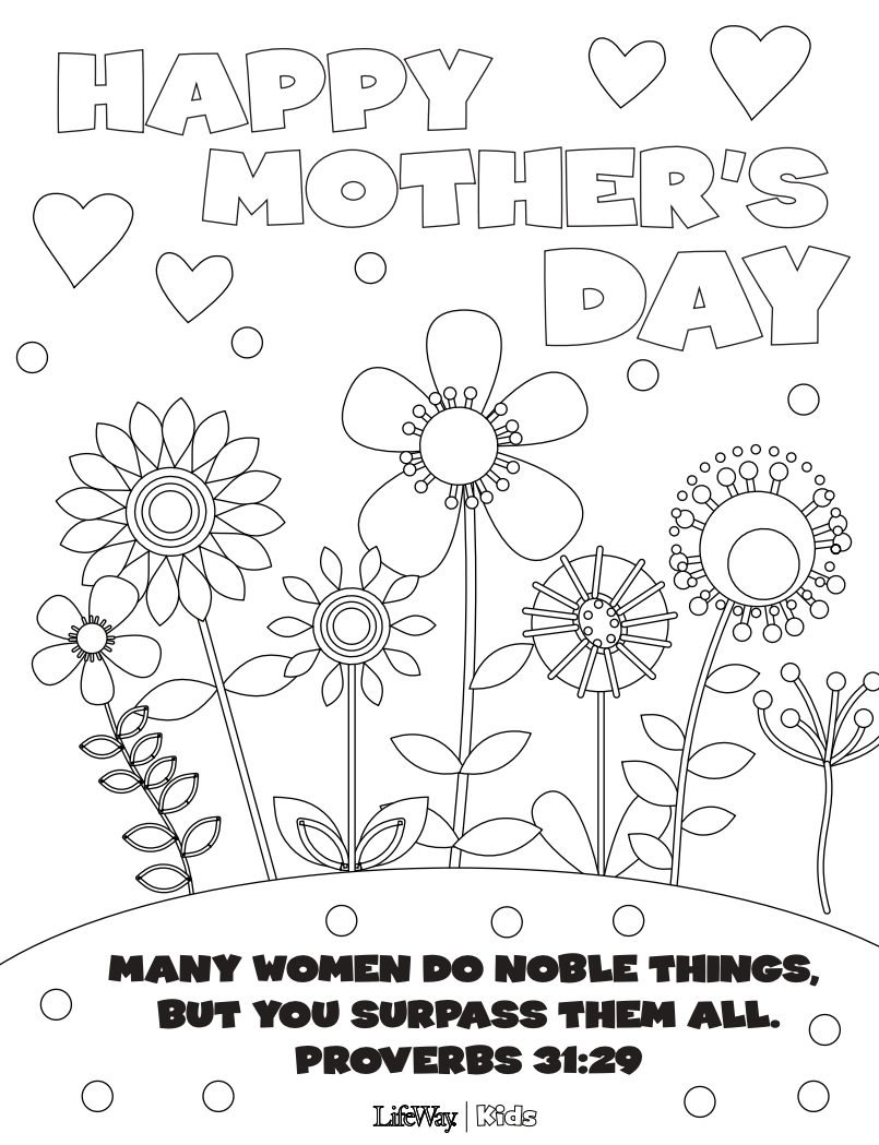 Best Mother s Day Coloring Pages Minno Kids