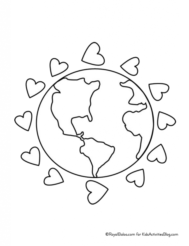 BIG Set Of Free Earth Day Coloring Pages For Kids Kids Activities Blog