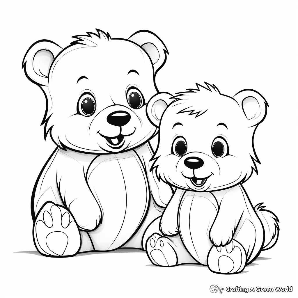 Black Bear Coloring Pages Free Printable 