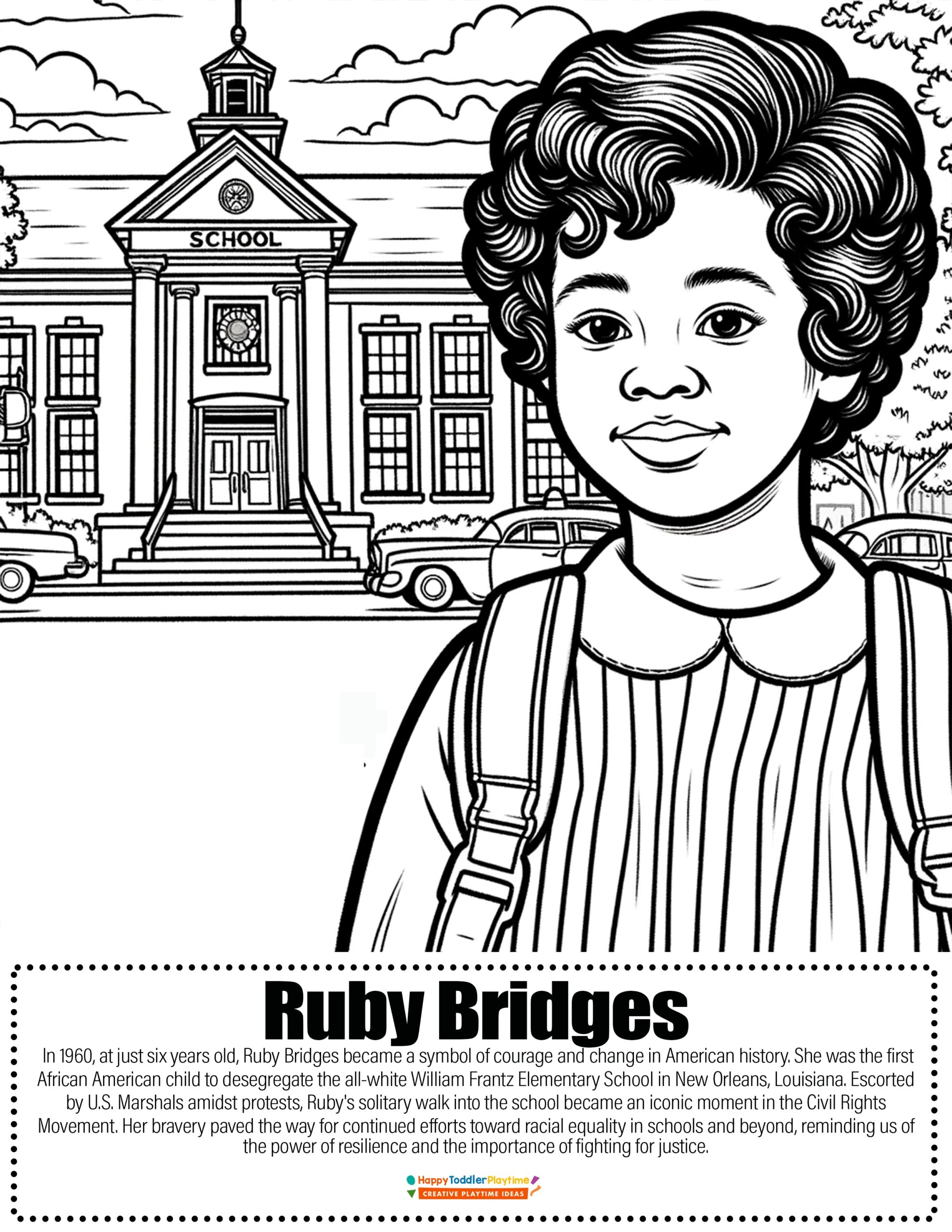 Black History Month Coloring Pages Happy Toddler Playtime