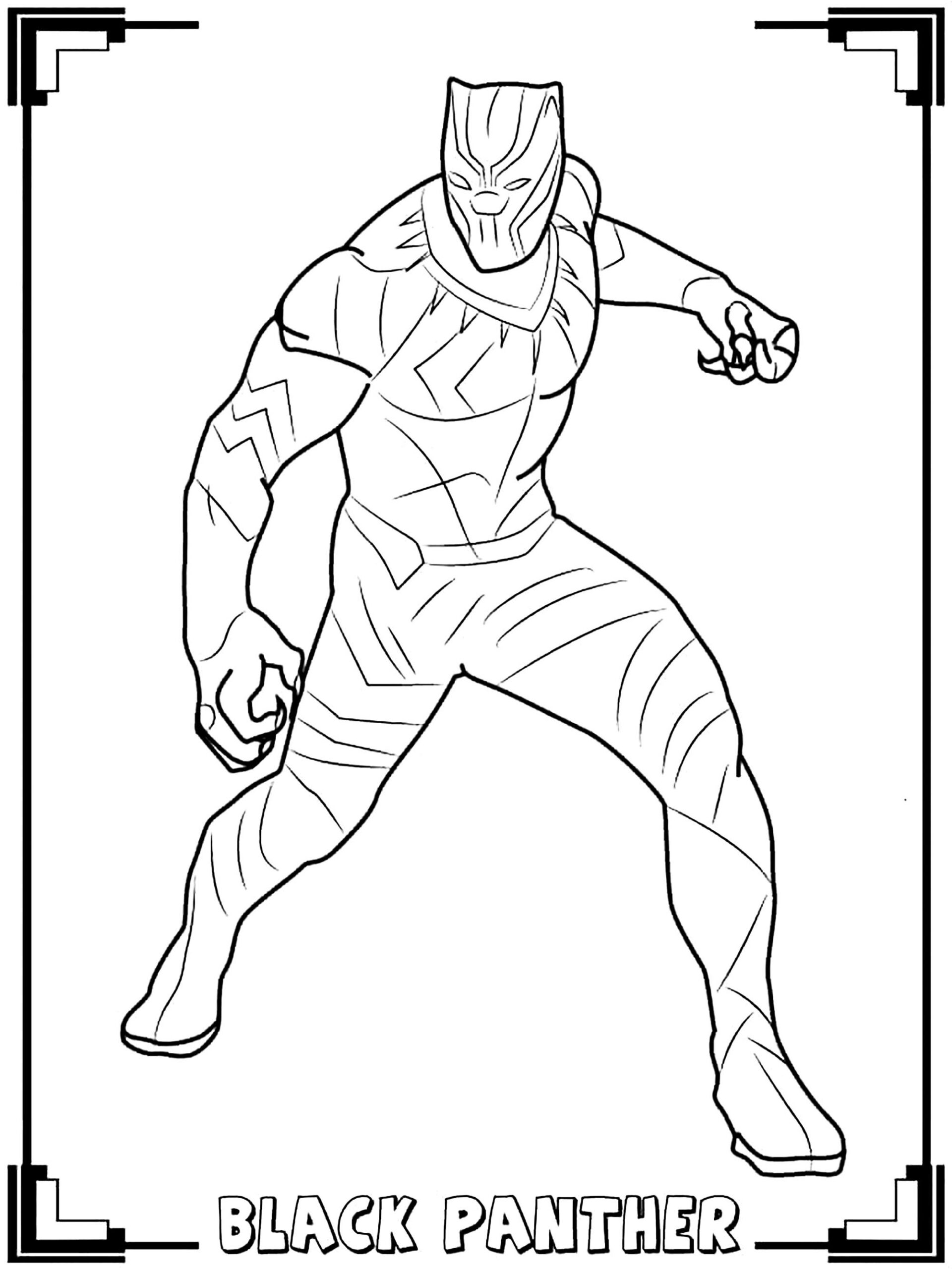 Black Panther Black Panther Coloring Pages