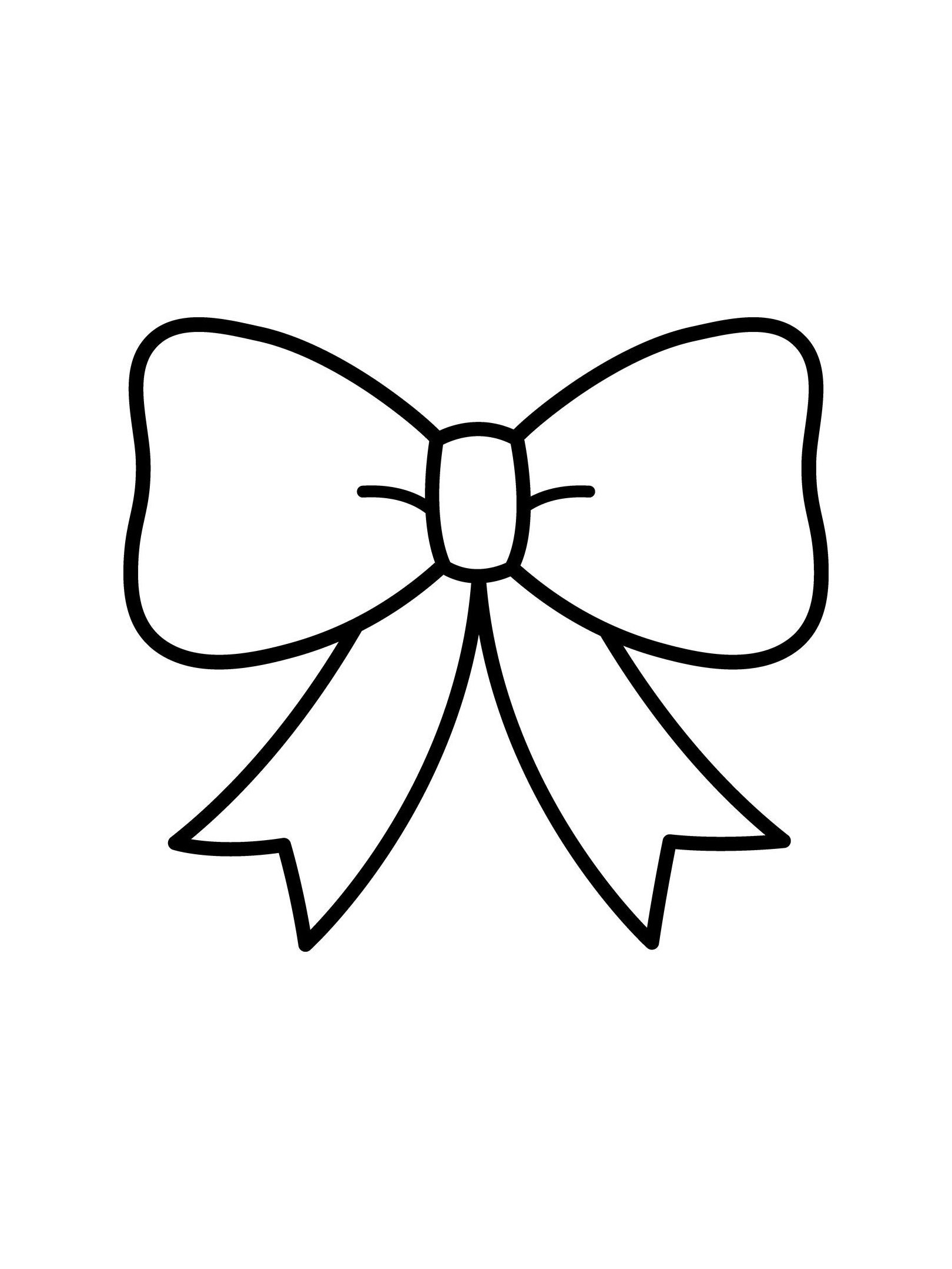 Bow Coloring Page Etsy Israel