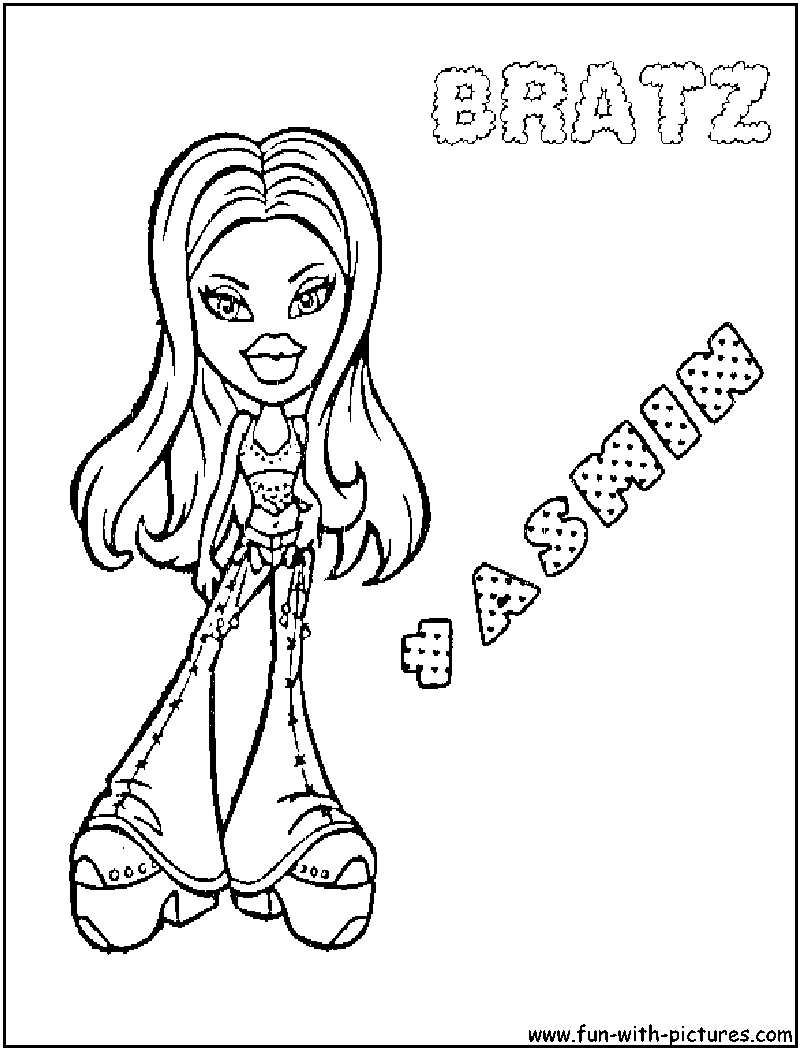 Bratz Coloring Pages Free Printable Colouring Pages For Kids To Print And Color In