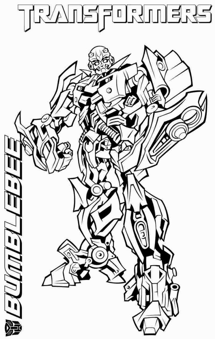 bumblebee coloring page