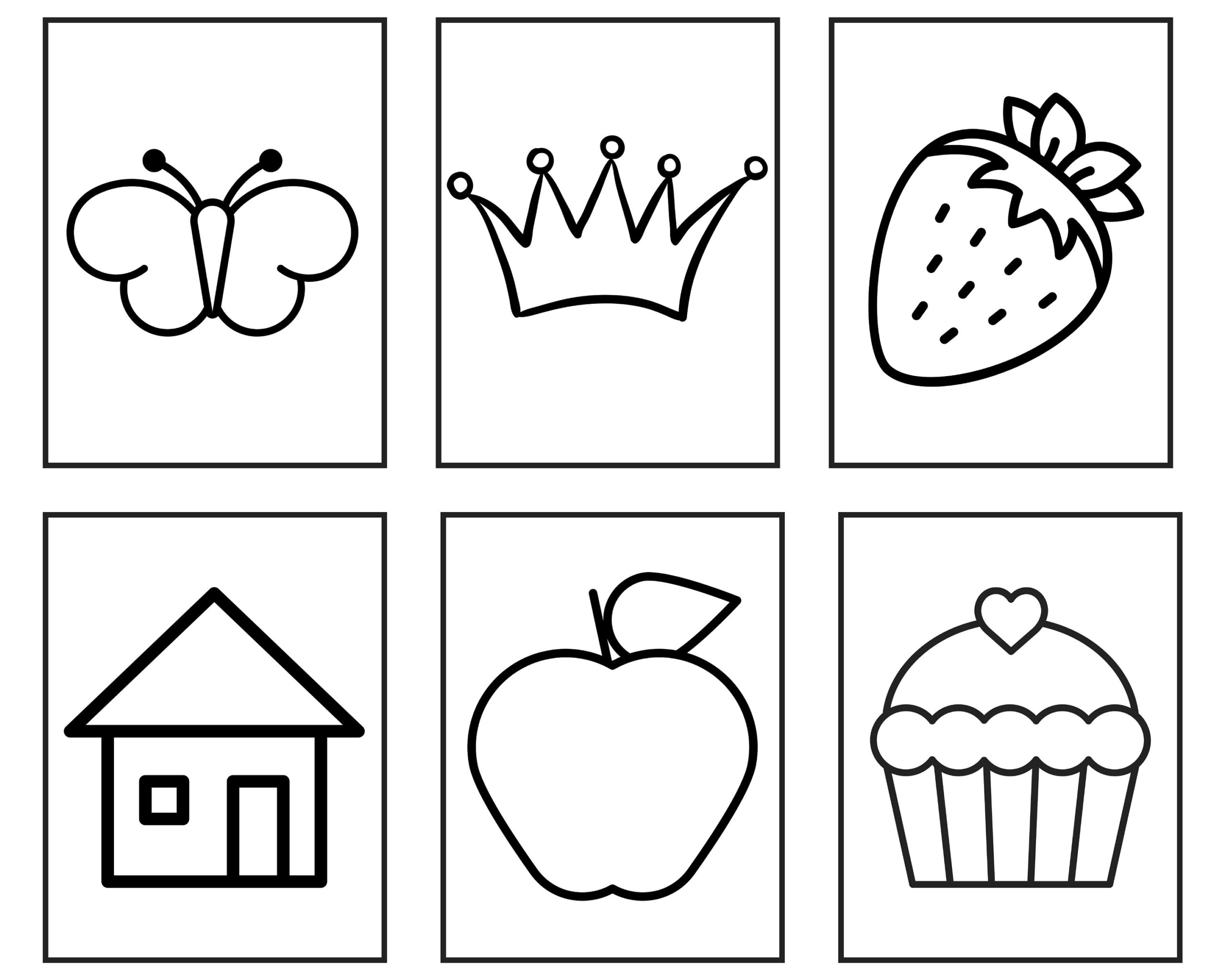 Buy Simple Coloring Pages Preschool Coloring Pages Printable Coloring For Kids Simple Coloring Pages For Kids Toddlers Preschoolers Online In India Etsy