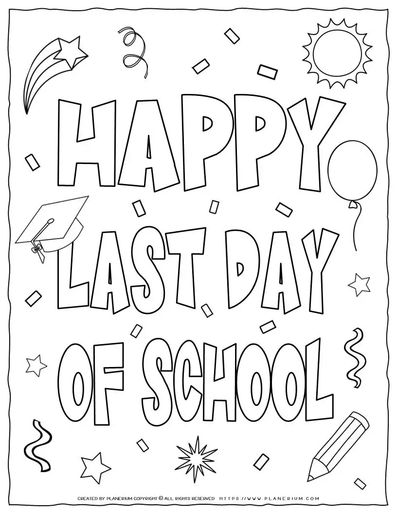 Celebrate School s End With Colorful Fun Printables