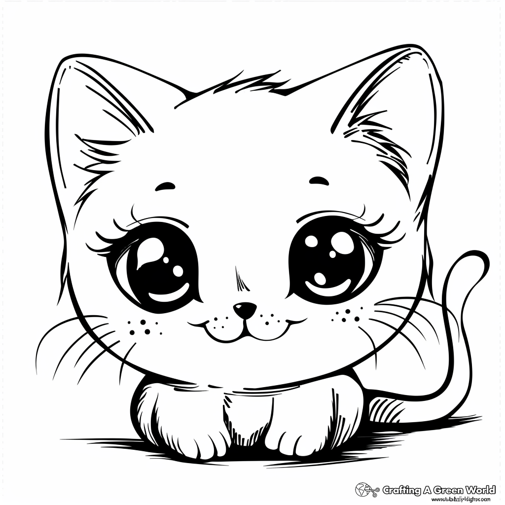 Chibi Coloring Pages Free Printable 