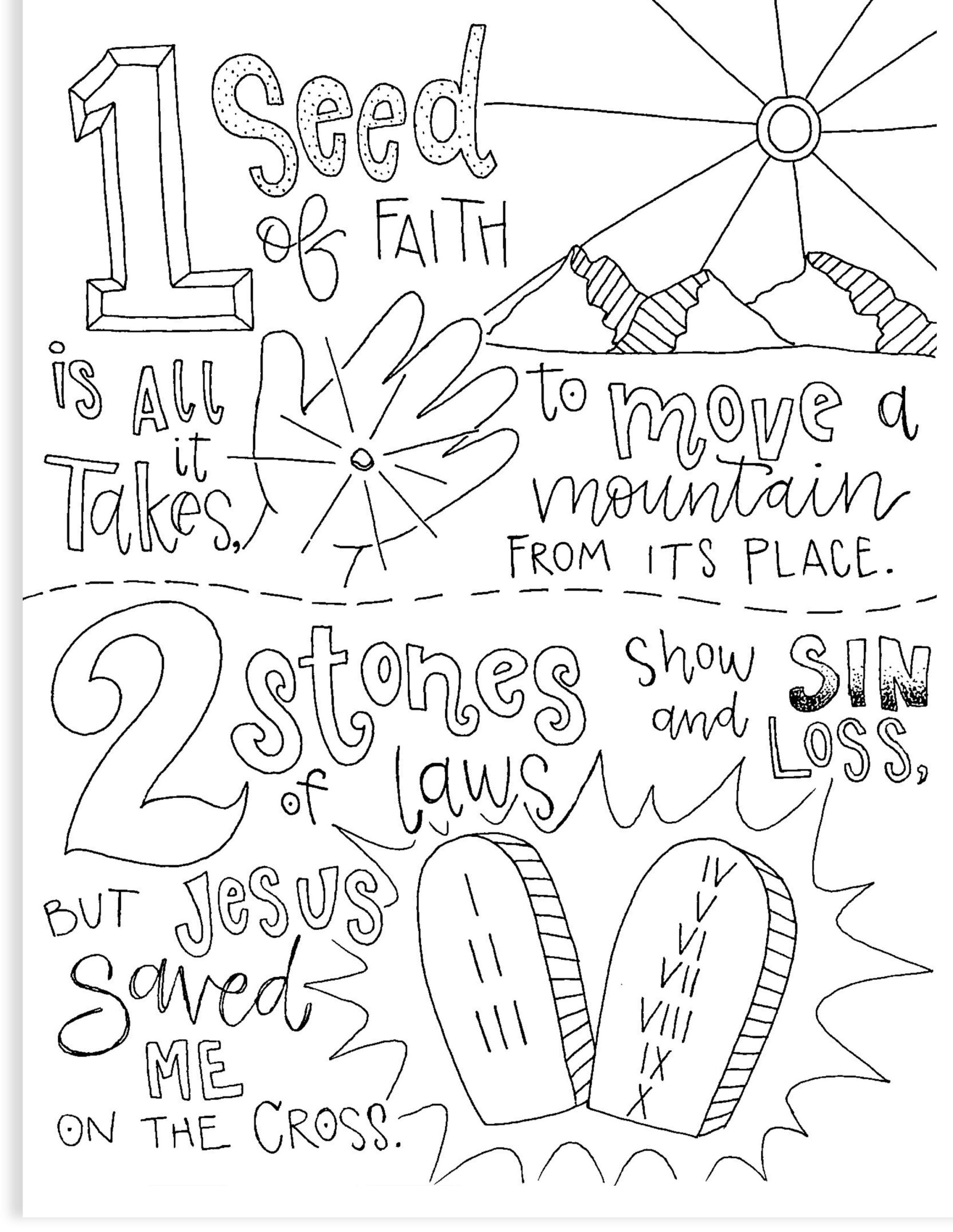 christian coloring pages