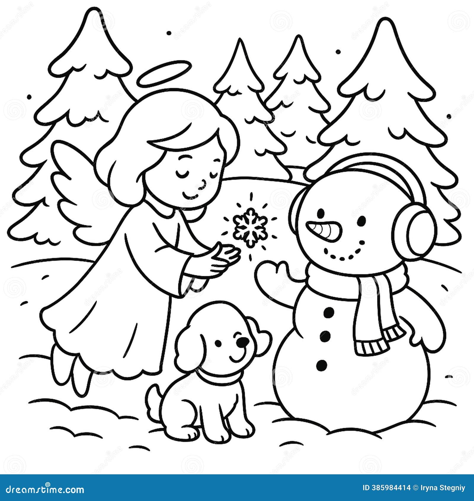 Christmas Angel Coloring Page Stock Illustrations 459 Christmas Angel Coloring Page Stock Illustrations Vectors Clipart Dreamstime