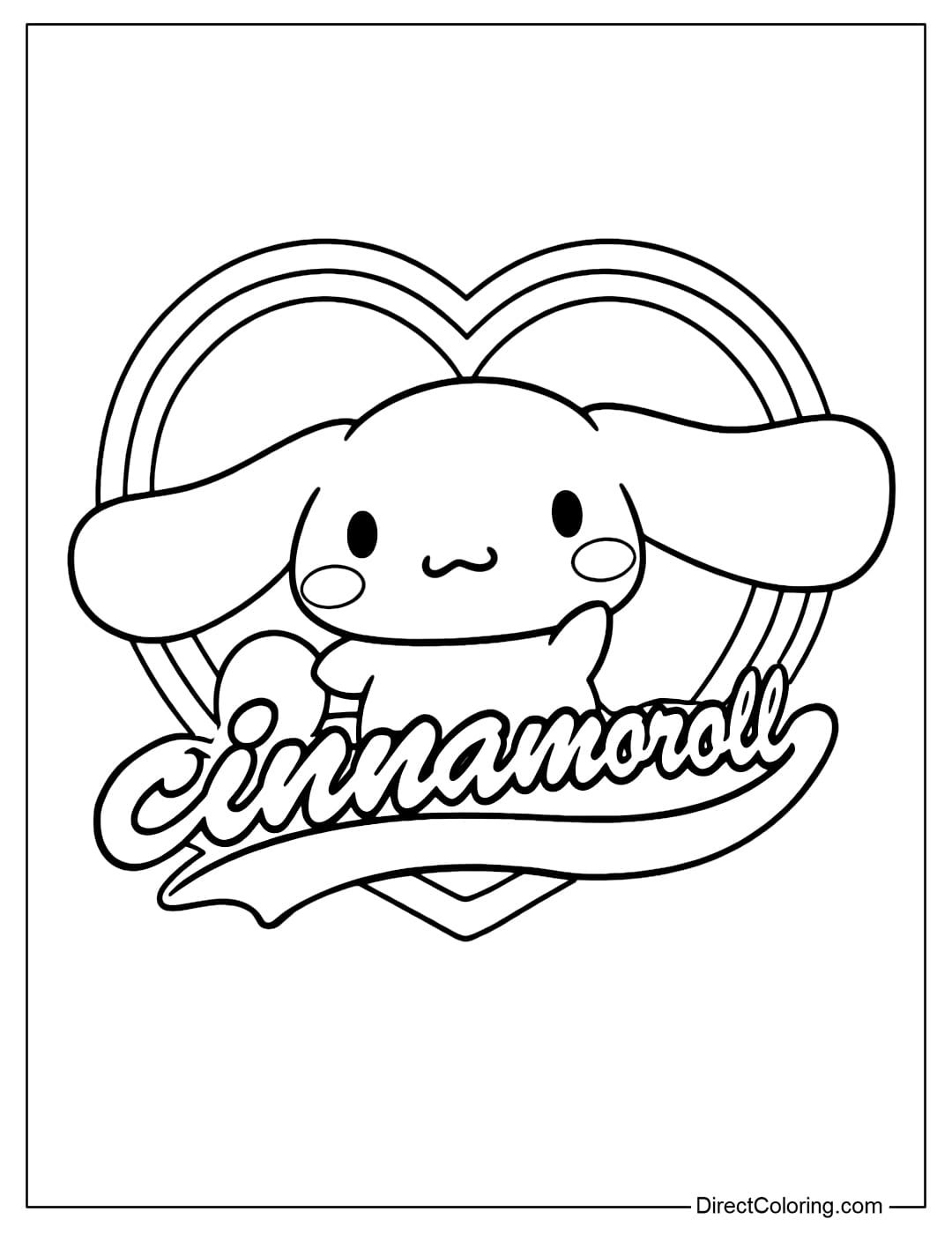 Cinnamoroll Coloring Pages Free PDF To Download And Print