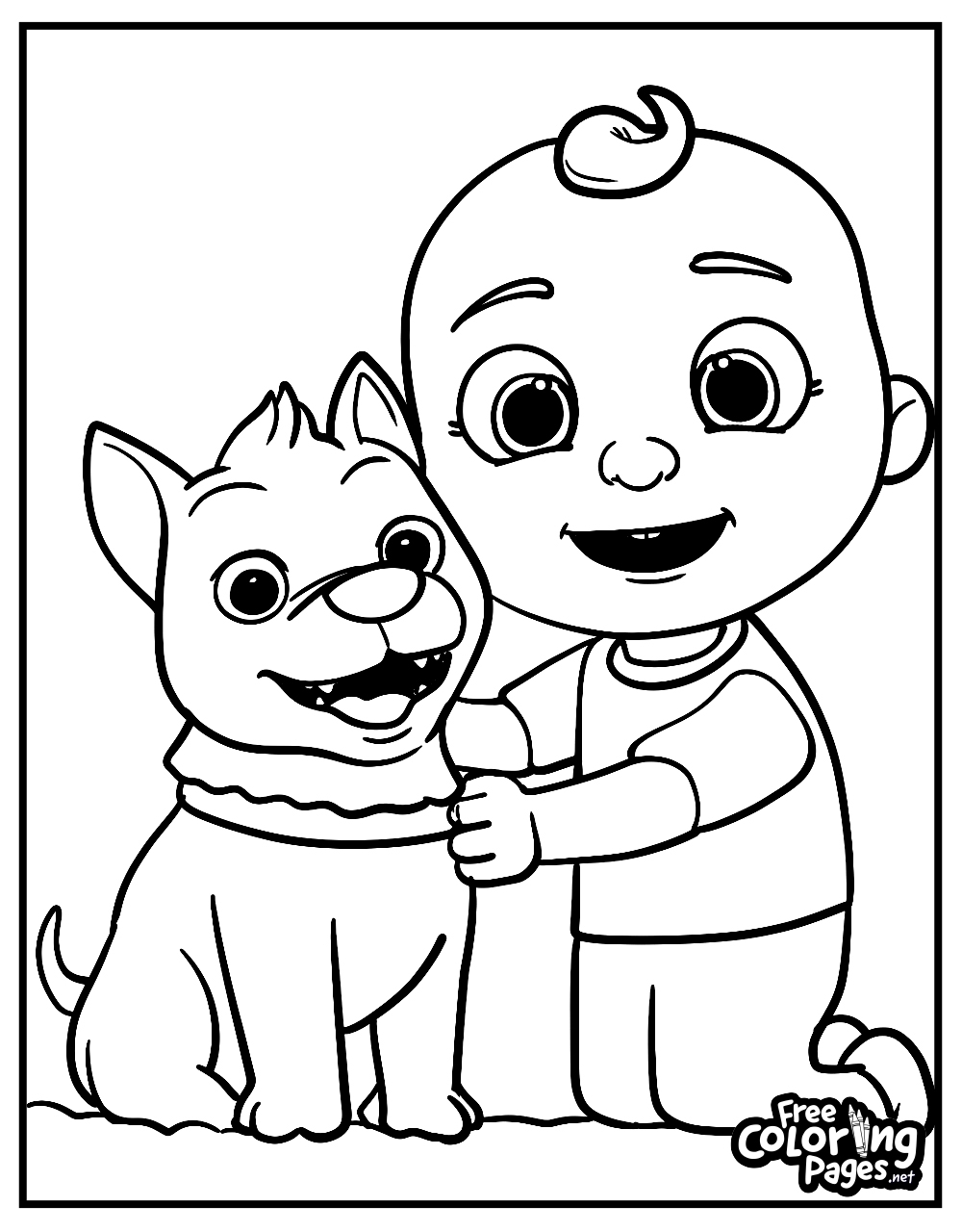 Cocomelon Coloring Pages Free Coloring Pages