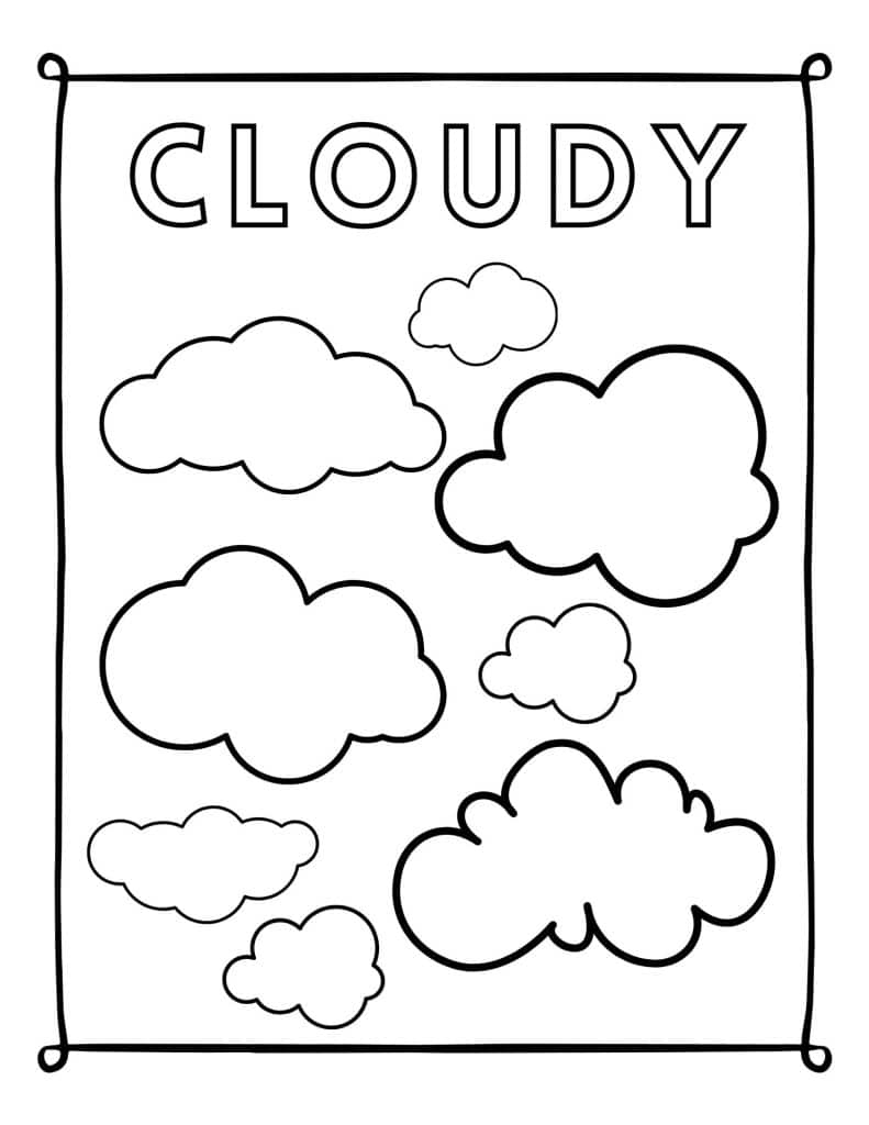 preschool weather coloring pages