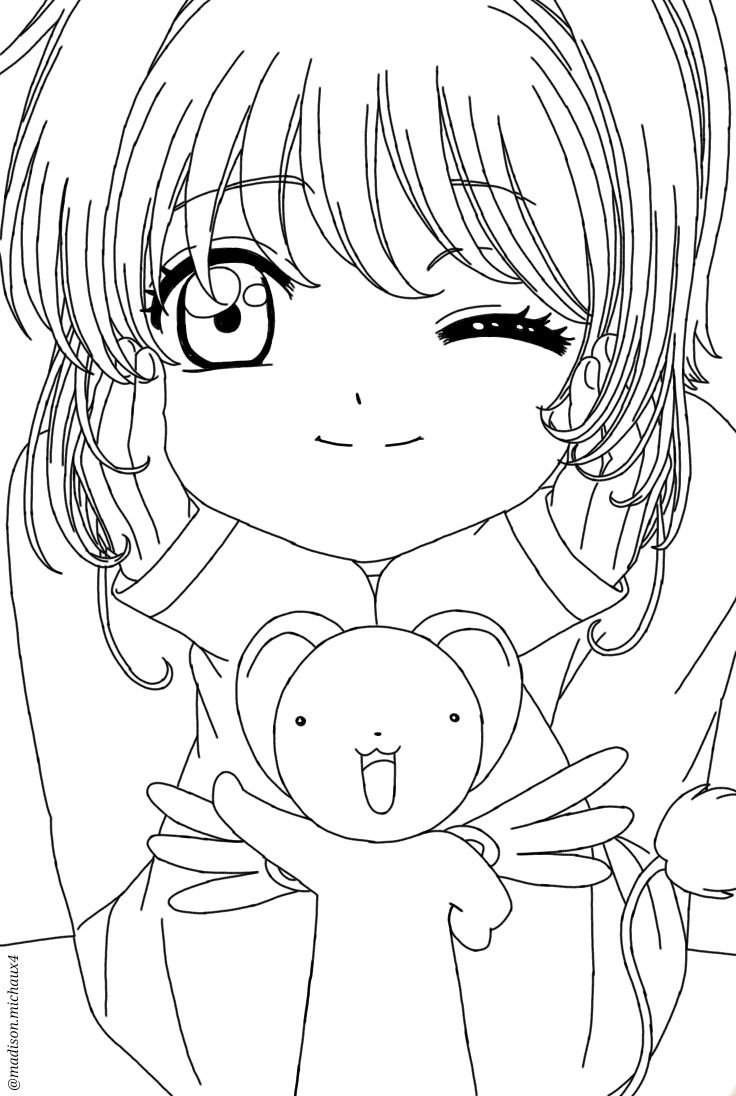 Coloriage Sakura