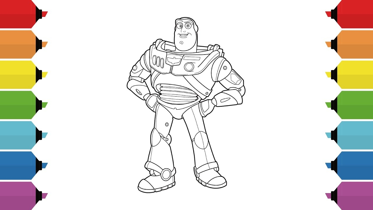 buzz lightyear coloring page