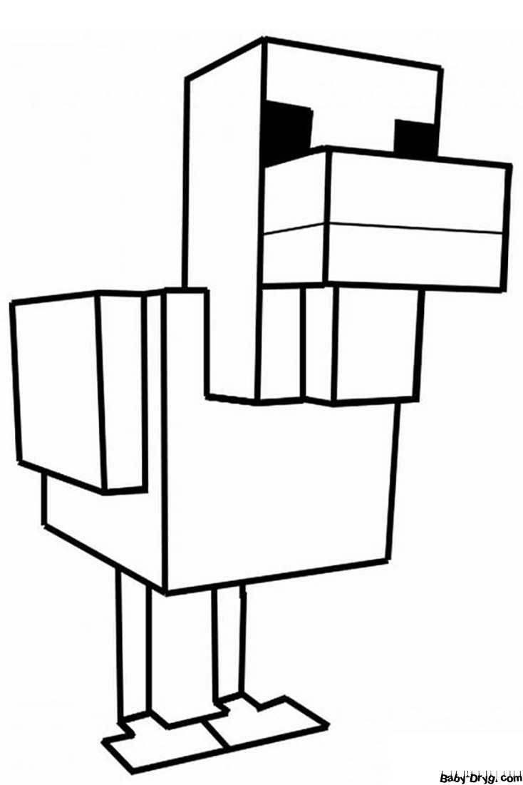 Coloring Page Animals Minecraft Coloring Minecraft