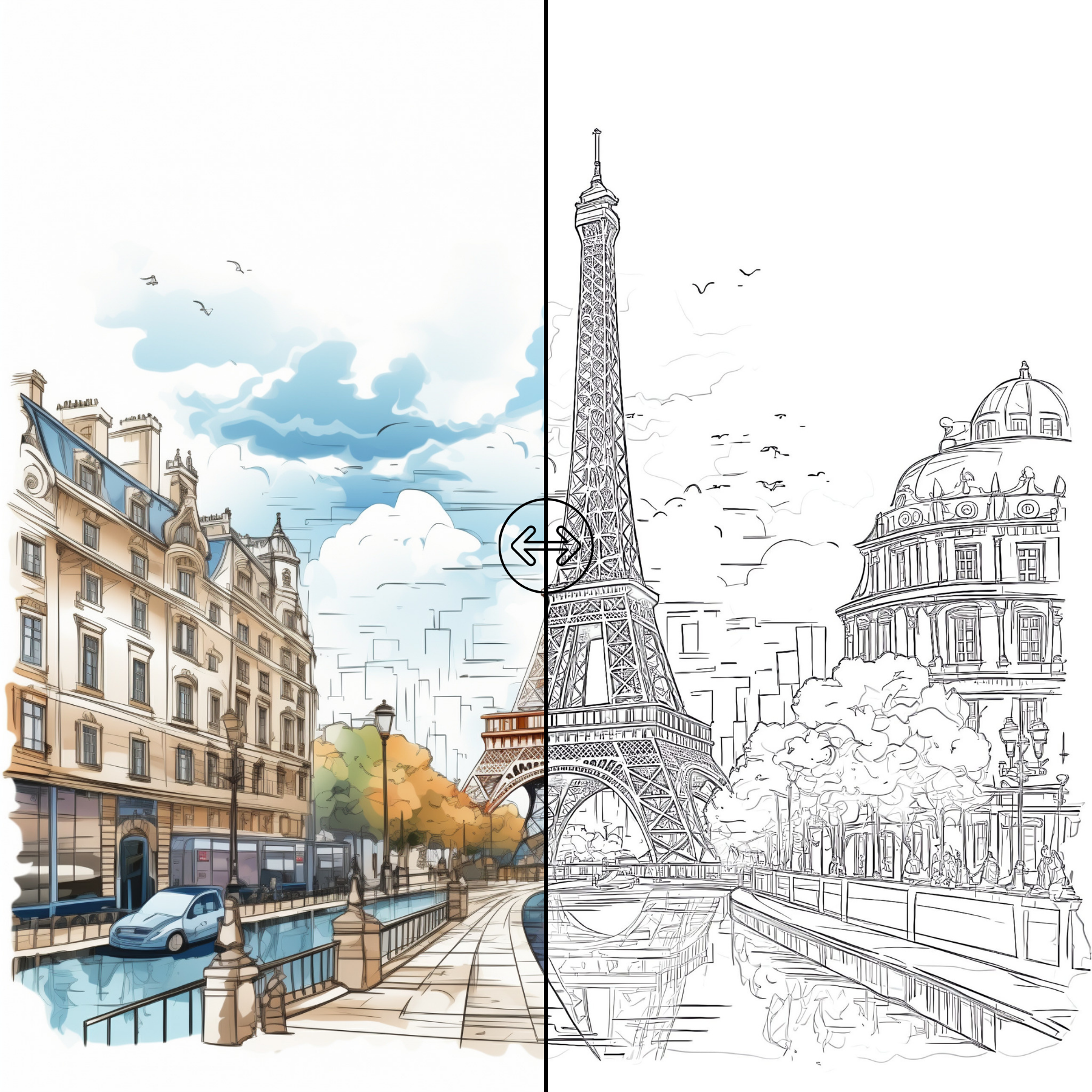 Coloring Page Generator AI Mimi Panda