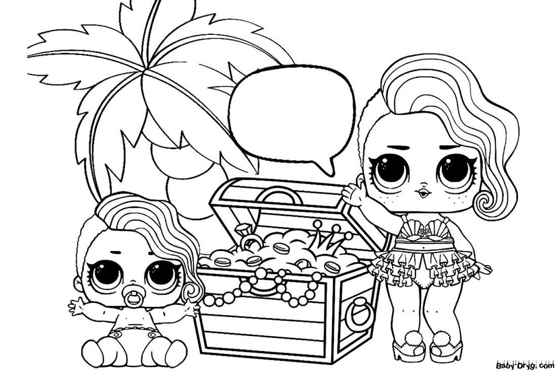 Coloring Page Sisters Of Friendship Coloring LOL Dolls