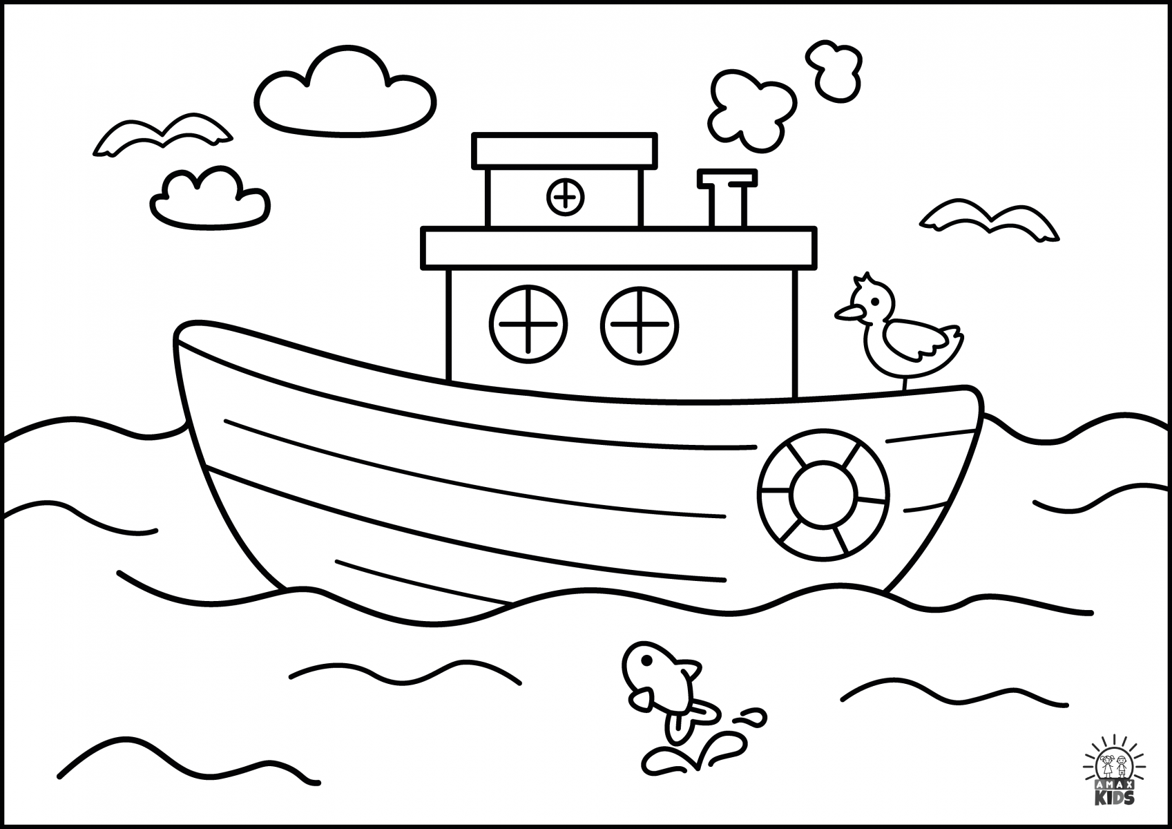 transportation coloring pages for preschool