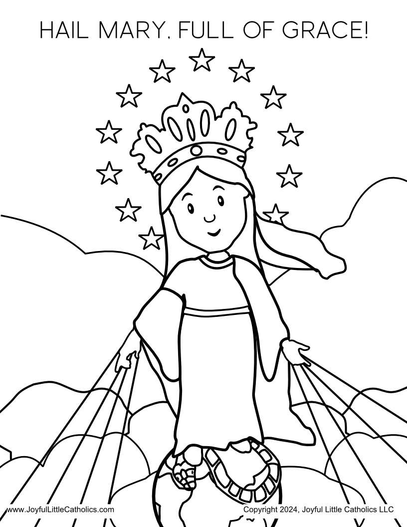 catholic coloring pages for preschool