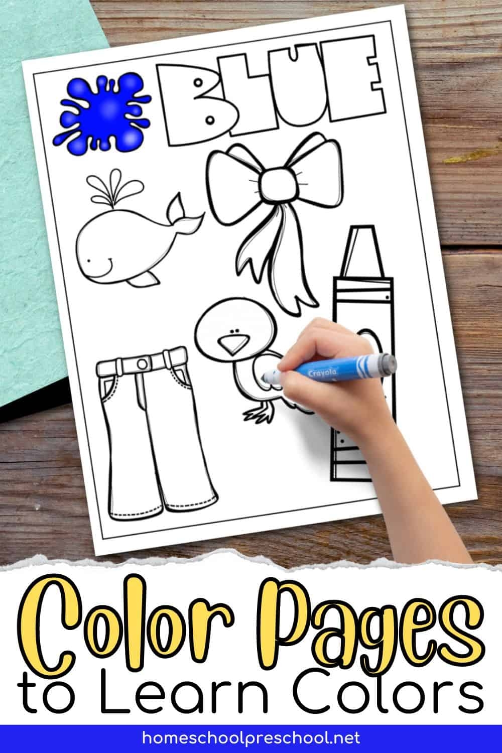 preschool learning coloring pages