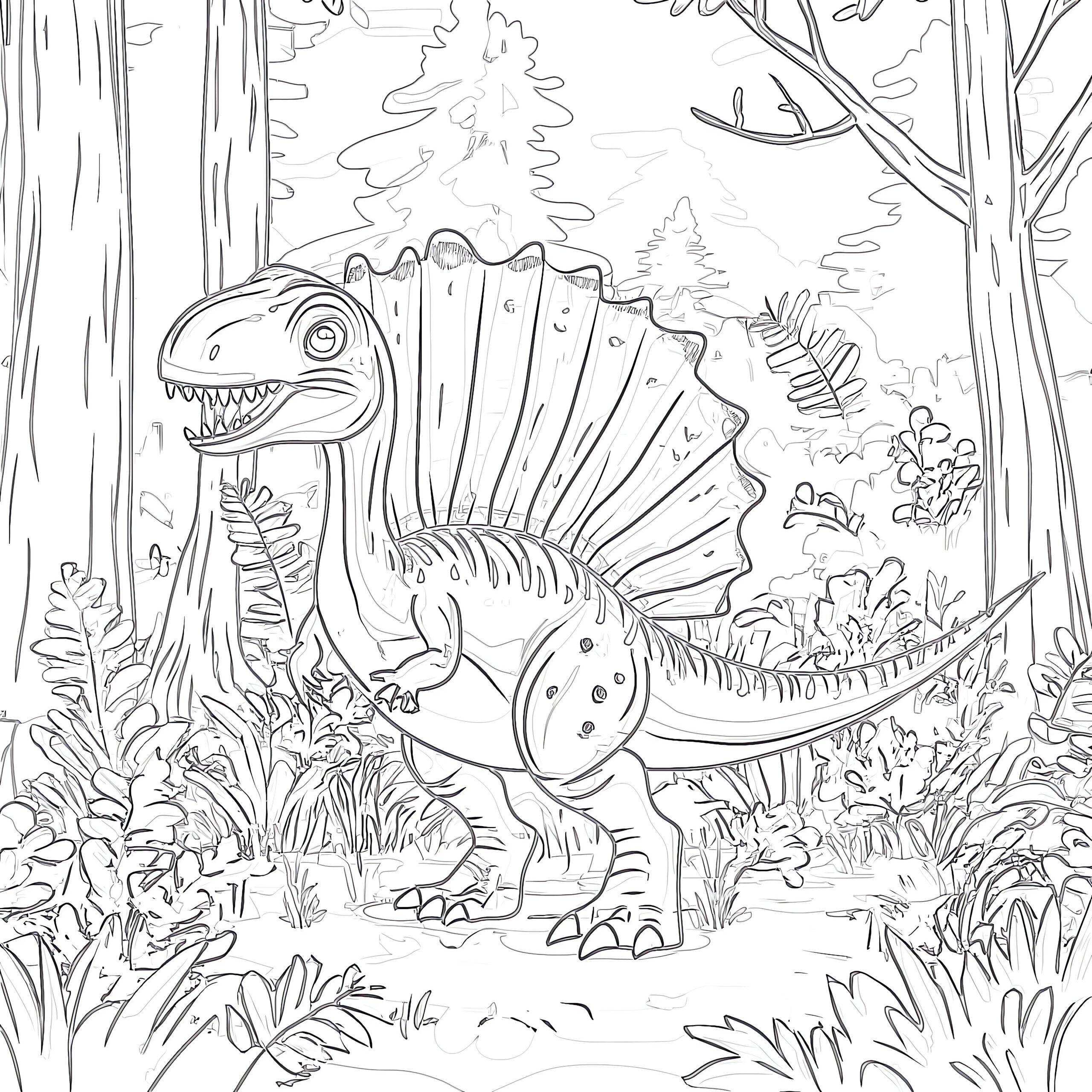 spinosaurus coloring page spinosaurus coloring page