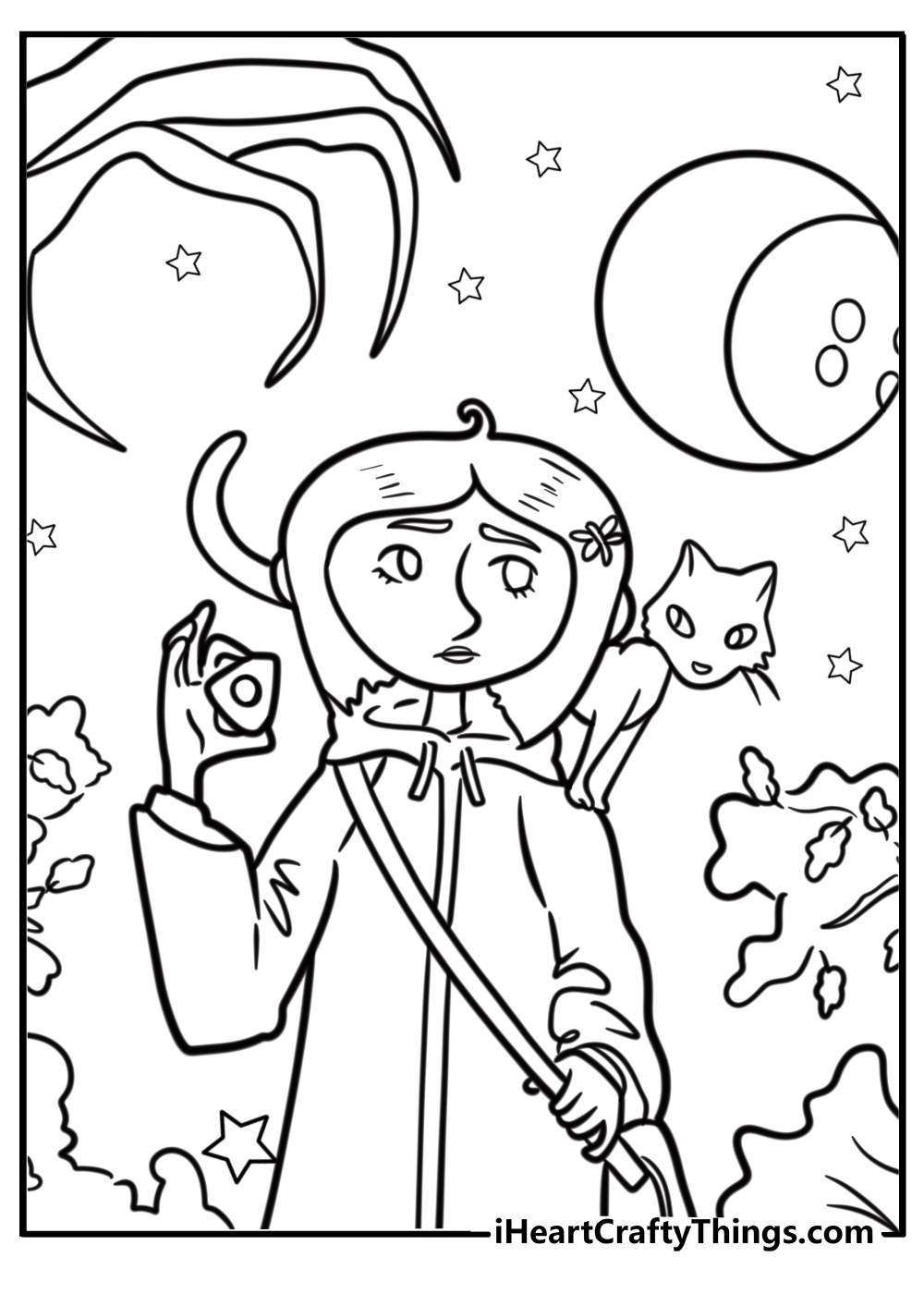 coraline coloring pages