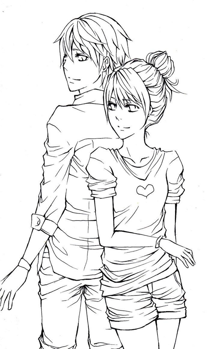 Couple Lineart Love Coloring Pages Cute Coloring Pages Chibi Coloring Pages