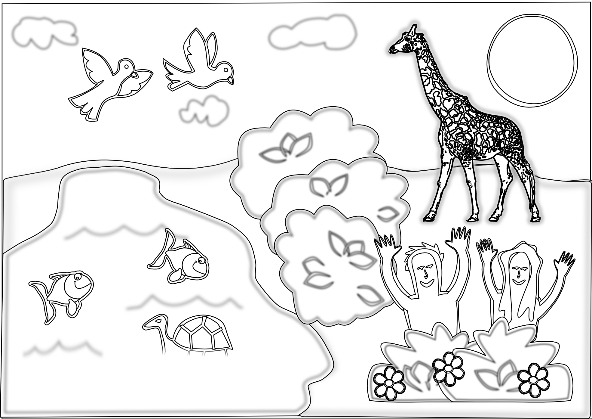 Creation Coloring Pages Best Coloring Pages For Kids