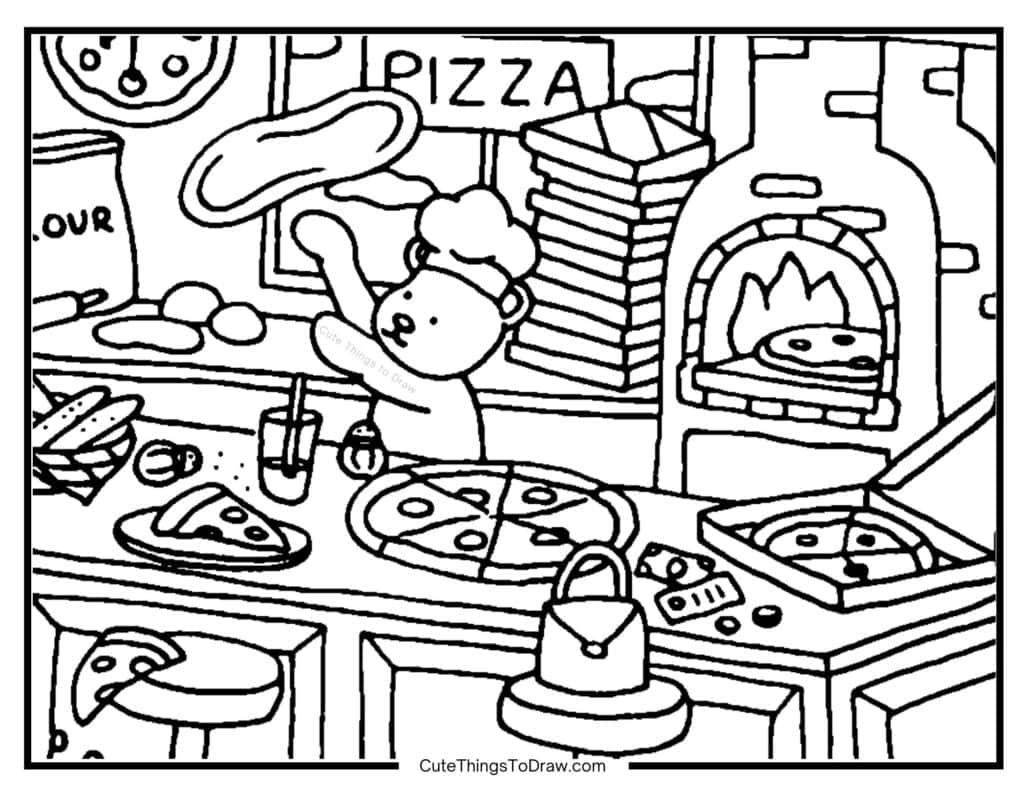 Cute Bobbie Goods And Friends Coloring Pages Free PDF Printables Cute Things To Draw